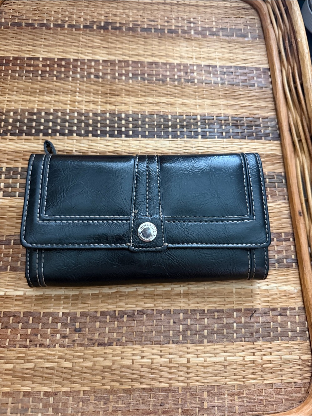 Nine & Co. Black Trifold Wallet by Nine West